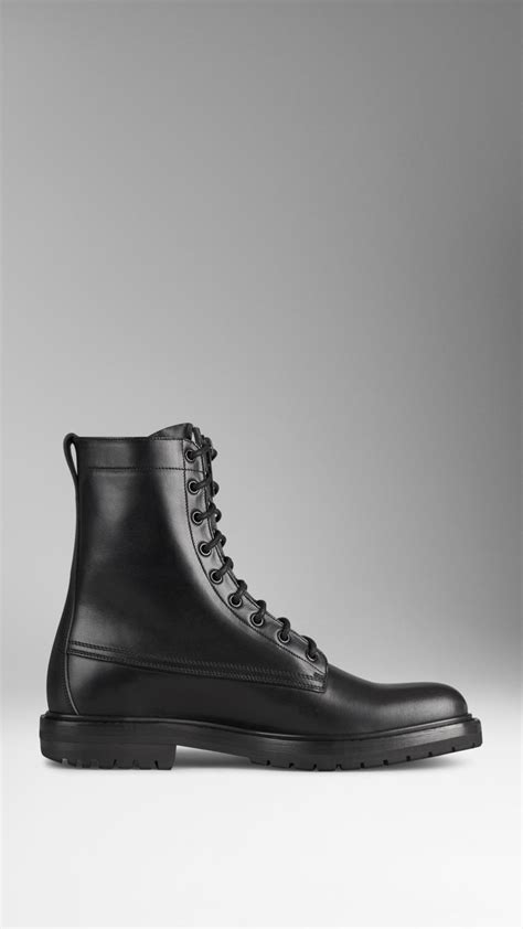 Burberry military boots